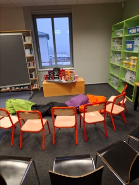 Die Morkis in der Stadtbücherei Kronberg. Katrin Glenz